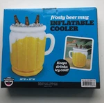 Big Mouth Frosty Beer Mug Inflatable Cooler 18"H 12"W Inflate & Add Ice!!!. Fixed Price $13.89.