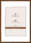 Walnut A2 Wood Poster Frame With Mat For 11.7X16.5 & 16.5X23.4 Pictures. Fixed Price $86.99.