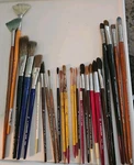 Vtg Artists Paint Brush Lot 37 Grumbacher, Davinci, Store New & Used. Fixed Price $49.95.