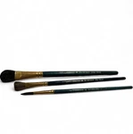 Daler Rowney Artist Paint Set Of 3 Green Brushes Euc. Fixed Price $20.95.