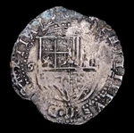 1500S 4 Reale Cob Spanish Colonial Silver Old Coin Seville Mint Philil Ii Square. Fixed Price $349.99.