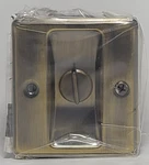 Oil Rubbed Bronze Cal-royal Sliding Door Privacy Handle Lock Pull Hardware Set. Fixed Price $12.99.