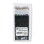 Charles Leonard Water Color Paint Brushes With Round Office Product. Fixed Price $13.39.