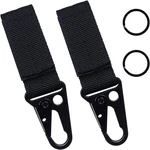 2 Pack Tactical Belt Keeper Snap Hook Molle Clip Ring Holder. Fixed Price $8.98.