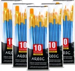 50 Pcs Acrylic Artist Paint Brushes Small Nylon Hair Purpose Kits. Fixed Price $14.48.