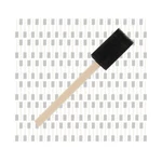 Art Supply 1 Inch Foam Sponge Wood Handle Paint Brush Set (full Case Of 60.... Fixed Price $181.25.