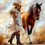 Ceovr Horse Diamond Painting Kits For Adults, Art Dots 5D Full Drill Diy. Fixed Price $8.85.