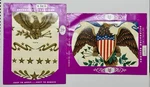 Vintage Meyercord Decorator Design Decals Patriotic Eagle Us Shield Gold Stars. Fixed Price $19.99.