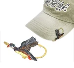 Wood Duck Hookit Hat Pin - Clip Brim. Fixed Price $19.99.