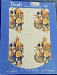 Vtg 50-70 Meyercord X 169 Fruit & Florals Baskets 4 Decals Sealed Pkg. Fixed Price $9.99.