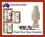 Ceramic Your Own Pottery Christmas Xmas Festive Gift Paints Brush Decor Ne. Fixed Price $25.16.