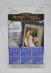 Armour Script Font Glass Etching Stencil Rub 'n' Letters & Numbers. Fixed Price $6.99.