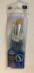 Royal & Langnickel Soft Grip Gold Taklon Beginner Brush Set. Fixed Price $7.99.