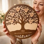 Custom Family Sign - Mother Gift, Mom Birthday Wooden. Fixed Price $21.31.
