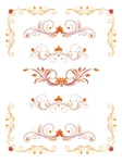 Vintage-like Image Autumn Fall Scrolls Flourishes Waterslide Decals #1 AUT503. Fixed Price $13.99.