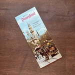 1970 Walt Disneyland Brochure Tri Fold Main Street Mickey Pluto Ephemera. Fixed Price $20.00.