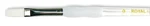Soft-grip White Taklon Flat Brush Size 8. Fixed Price $7.84.