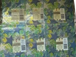 Vintage American Greetings Foil Blue Green Stars Wrapping Paper Nos Five Packs. Fixed Price $19.88.