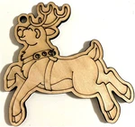 Ready Paint Wood Ornament - #007 Stocking Free Shipping. Fixed Price $7.25.