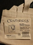 Janlynn Canvas Tote Bag Counted Cross Stitch Ct Ecru 14" X 16" Vintage Craft. Fixed Price $6.99.