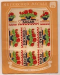 Vintage Meyercord Decals Kitchen Canister Labels Floral Retro. Fixed Price $12.49.