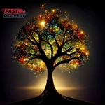 Kinplub 5D Diamond Painting Kits For Adults, Glitter Tree Of Life Art. Fixed Price $11.71.