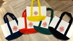 Mini Canvas Totes. Fixed Price $80.00.