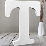 12 Inch White Big Letters Unfinished Wooden For Wall Decor.... Fixed Price $22.19.