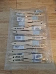 Premier WV10 1" Wood Handle White China Bristle Paint Varnish Brushes Lot Of 18. Fixed Price $24.00.