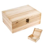 Unfinished Wood Box With Hinged Lid Pack - 10.6" 7.6" 4.3" Smooth Unpai.... Fixed Price $32.68.