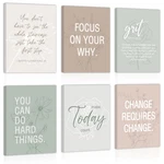 Chditb Motivational Quotes Frame Canvas Wall Art Inspirational Decor Set. Fixed Price $56.51.