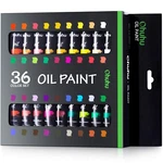 Ohuhu Paint Set, 36 Oil-based Colors, 12ML/0.42OZ Tubes Non-toxic Oi.... Fixed Price $35.09.