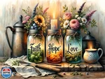 Czywjmei 5D Vase Diamond Painting Kits For Adults Beginners,diy Faith, Hope,. Fixed Price $20.00.