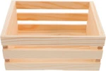 Stobaza Mini Pine Crate, Artistic Wooden Storage Box, Unfinished, For. Fixed Price $37.06.