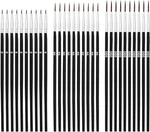 30PCS Detail Paint Brushes, Fine Tip With Sizes #0#00#000 Mini. Fixed Price $8.94.