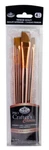 Royal Rcc PRO102 Synthetic Sable Variety Watercolor Artist Paint Brush Set- 4PC. Fixed Price $9.99.
