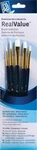 Princeton Artist Brush Synthetic White Taklon Real Value SET-5/PKG. Fixed Price $13.86.