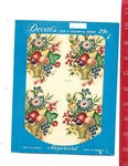Vintage Meyercord Decorator Water Decal X130-B. Fixed Price $7.00.