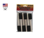 6 Pack Sterling Touchup Paint Supplies 1" Wide Foam Brush Set With Wood Handle. Fixed Price $8.87.