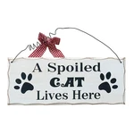 Wood Cat Lover Sign, Hanging Pet For Home Decor, Decorati.... Fixed Price $16.32.