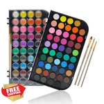 Artecho 48 Colors Watercolor Cake Set With 3 Brushes Travel Kit. Fixed Price $20.00.