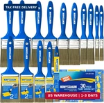 King Origin Versatile Paint Set, 30 Pack, Sizes Brushes (0.5" 1". Fixed Price $32.48.