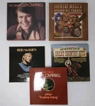 Vinyl Records Bundle - 12" Albums & Boxsets Country Artist Campbell, Mckuen. Fixed Price $20.15.