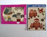 Vintage The Meyercord Owl Decals 1531-G 1530-H Animals Birds. Fixed Price $15.99.