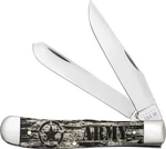 Case Cutlrey U.s. Army Trapper Natural Smooth Bone Handle Stainless Knife 15032. Fixed Price $89.84.