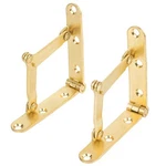 Brass Plated Drop Front Desk Hinge Pack Of 2 180 Degree Opening Slant T.... Fixed Price $49.79.