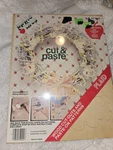 Vintage Nip Nos Apple Bits Cut & Paste Folk Art Craft Kit 59202. Fixed Price $12.00.