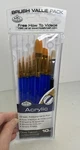 Royal & Langnickel (r) Gold Taklon Super Value Pack Brush SET-10/PKG Artist. Fixed Price $7.97.
