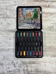 Crayola Twin Tip Marker Set 16 Count City Tin Multicolor Art Drawing Case. Fixed Price $5.00.