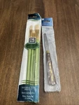 Loew-cornell Palette Knife #609 Wood Handle & 2130 Flat Set Of 4 Brushes New. Fixed Price $11.99.
